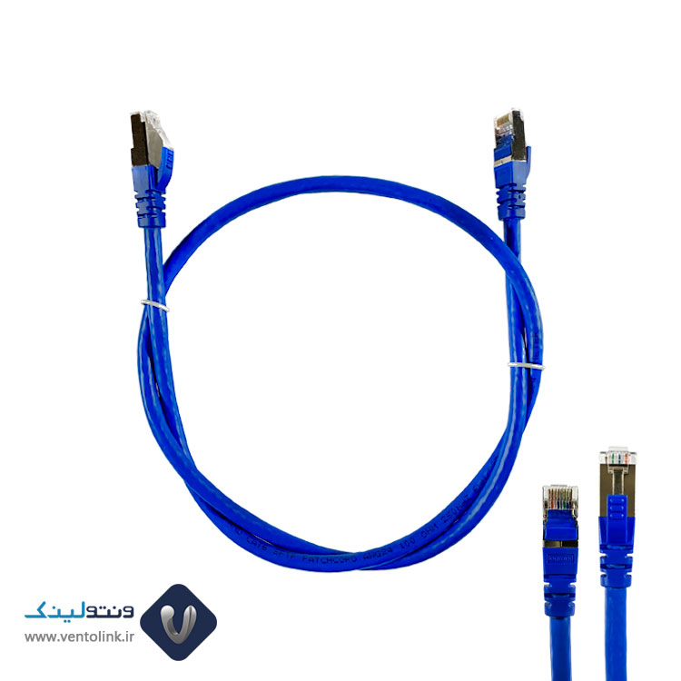 لیست قیمت پچ کورد لگراند 1 ‌متری Cat6 SFTP آبی PVC